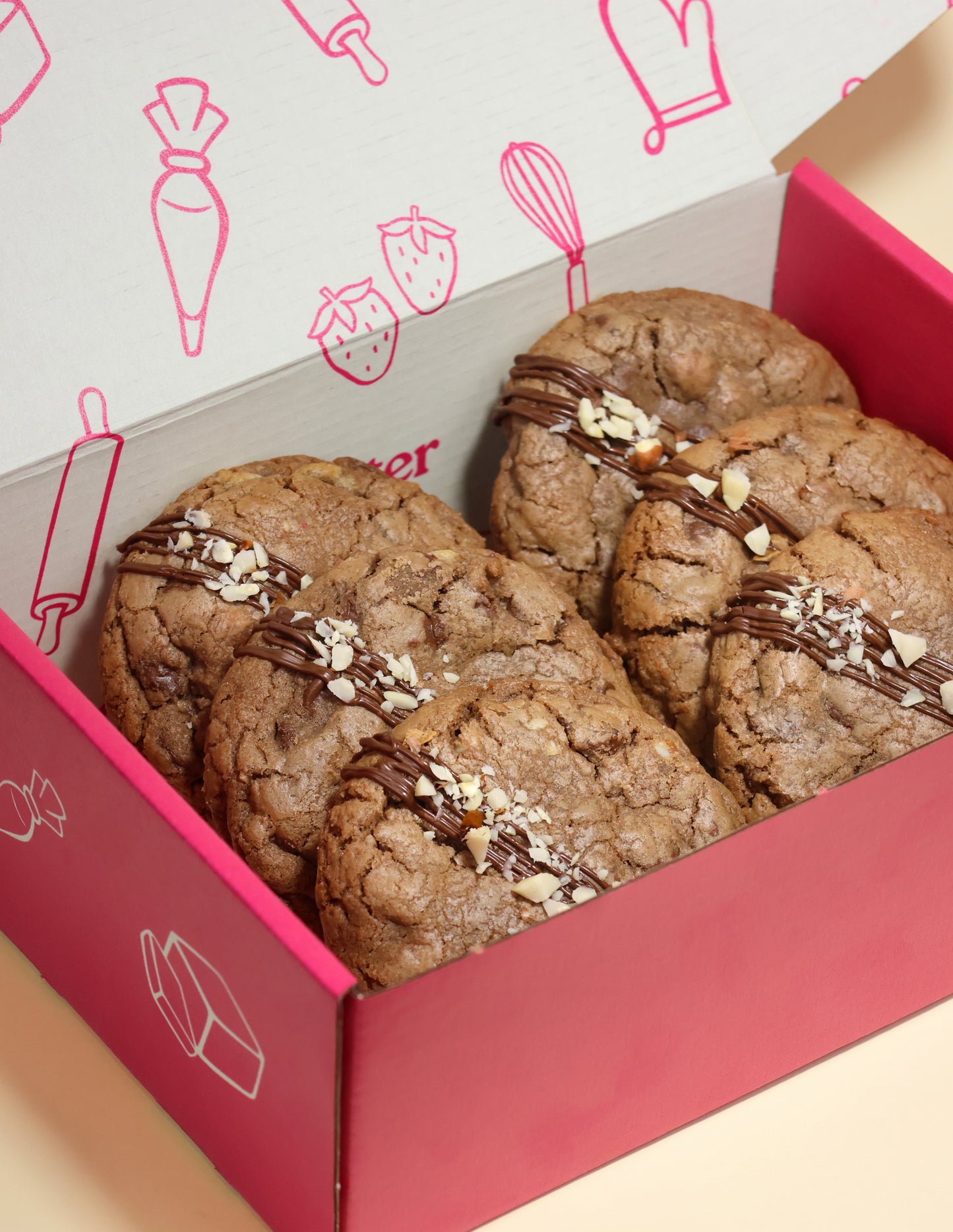 Peanut Butter and Dark Chocolate Cookie Box