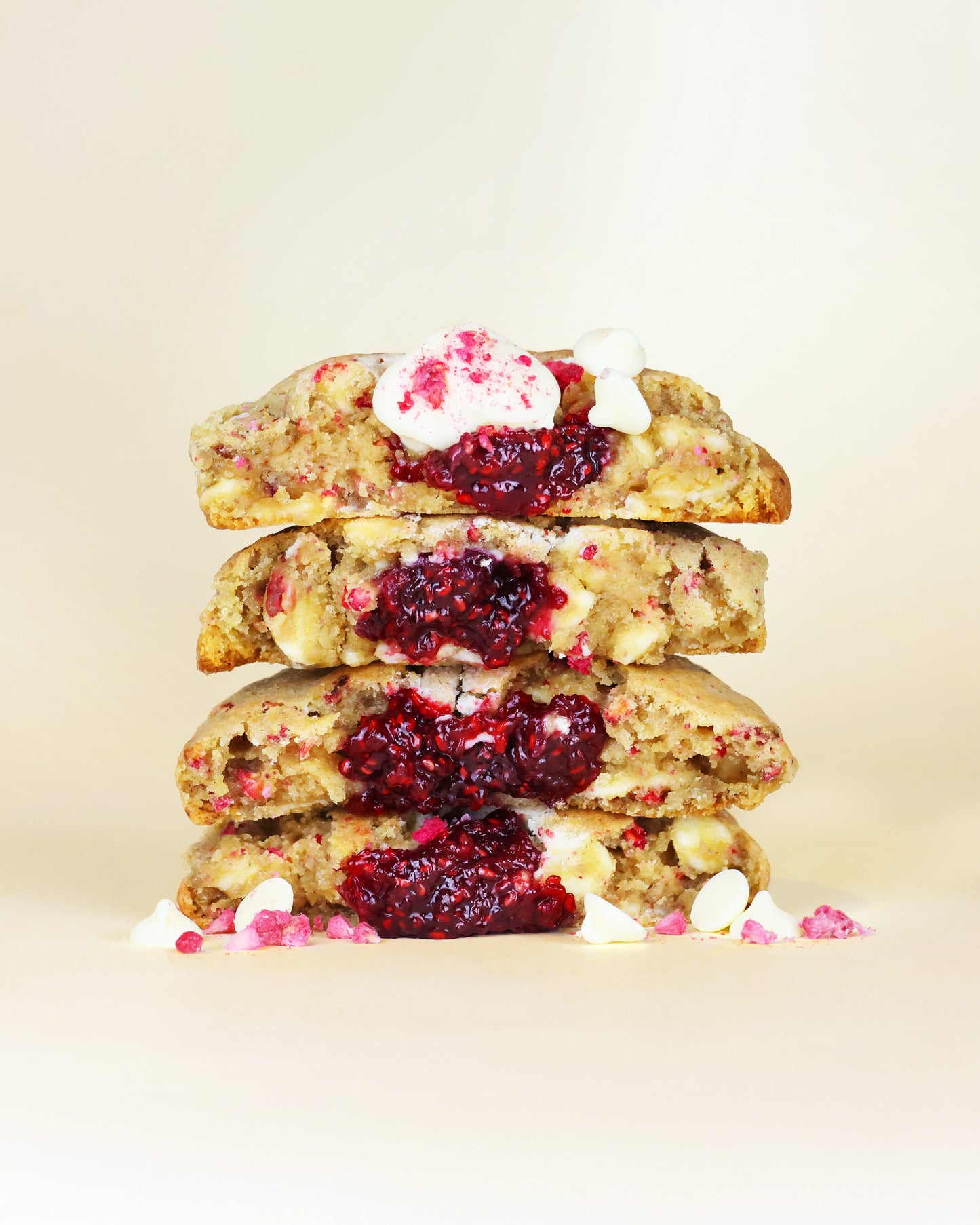 Raspberry and White Chocolate Cookie Box